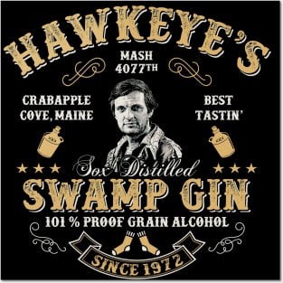 Hawkeye's Swamp Gin MASH 4077 Posters and Art